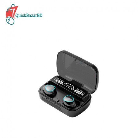 Best Selling Bluetooth Headphone HD LED Display Waterproof M10 Earbuds With Dual Microphone & Power Bank