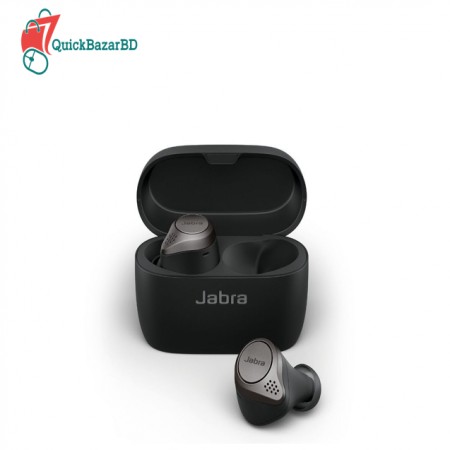 Jabra Elite 75t Titanium Black Earbuds True Wireless Earphone (Master Copy)