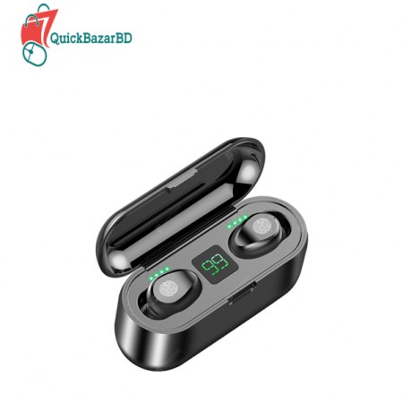 Air F9 Buds Mini Earbuds Bluetooth V5.1 Ultra Small Fast Charging 2000mAh Battery Clear Call & Music