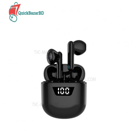 TWS P66 Wireless Waterproof Bletooth V5.2 Led Display Noise Canceling Mic Earbuds Headset Mini Size