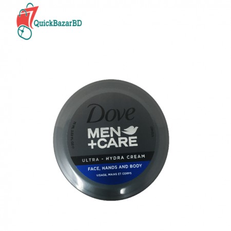 Dove Men+Care Ultra Hydra Cream Face Hand&body Round 75 ml