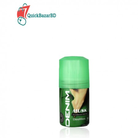 Denim Musk Deodorant Roll On, DeoMax, 50ml -Italy