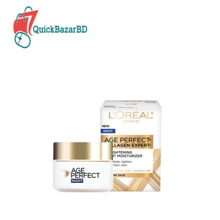 L'Oreal Paris Skin Care Age Perfect Night Cream, Anti-Aging Face Moisturizer With Soy Seed Proteins, 2.5 Oz 1790