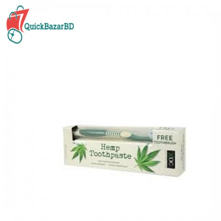 XOC Hemp Toothpaste 100ml Natural Organic With Toothbrush