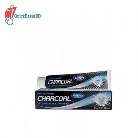 Beauty Formulas Activated Charcoal Fluoride Toothpaste 125ml