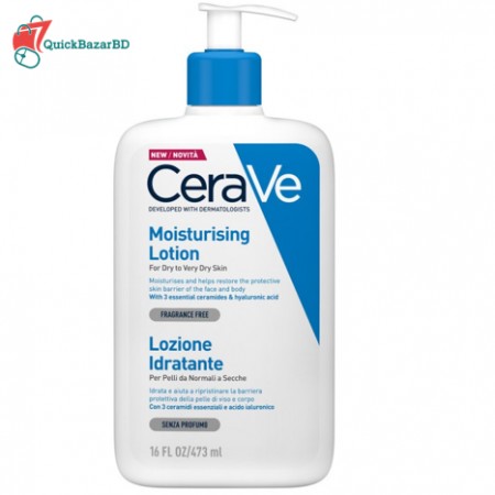 CERAVE Moisturizing Lotion For Normal To Dry Skin 473Ml