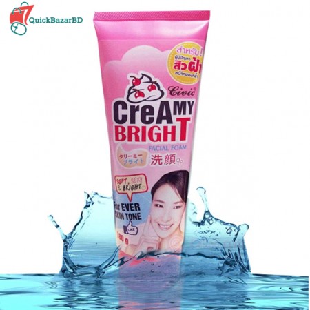 Civic Creamy Bright Facial Foam Facewash 180G