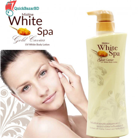 MISTINE WHITE SPA GOLD CAVIAR UV WHITENING LOTION (400ml)