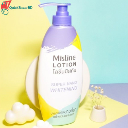 Mistine Super Nano Whitening Lotion 400 ml.