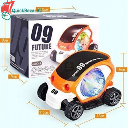 Electric LED Flashing Light Car With Music & Singing Sound For Kids