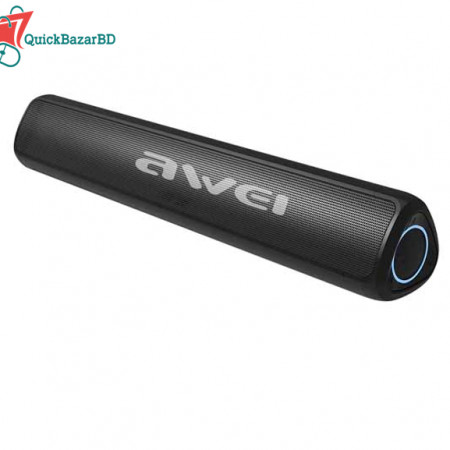 AWEI Y333 Bluetooth 5.0 Portable Speaker Superior Bass Sound Bluetooth Speaker for Home Theater Aux TF Card Input