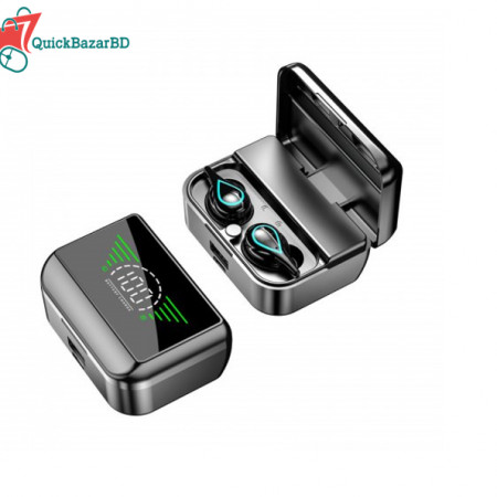 M31 Wireless Headset HD Mirror Digital Earphones Bluetooth 5.2 Earpiece HiFi Stereo Music Earbuds With 2000MAH Charging Box