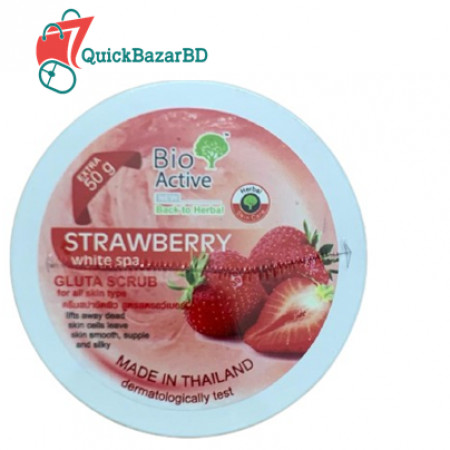 Bio Active Strawberry White Spa Gluta Scrub 50g