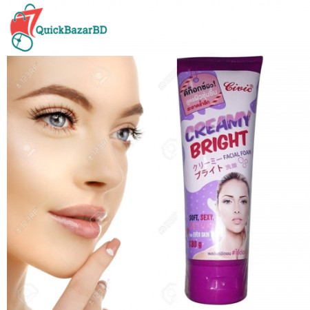 Creamy Bright Facial Foam Facewash 180 gm