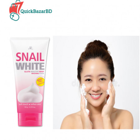 AR SNAIL WHITE GLUTA HEALTHY WHIP WASHING FOAM FOR FACE