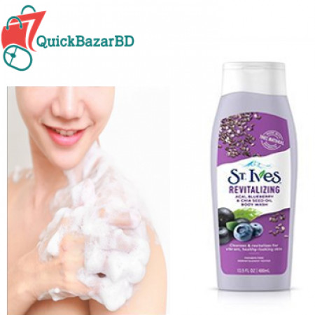 St.Ives Revitalizing Acai Blueberry and Chia Seed Oil Body Wash 400ml