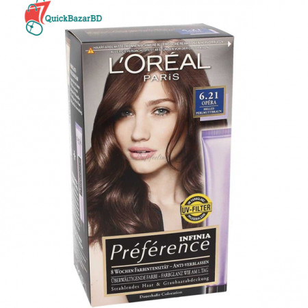 L’Oréal Paris Infinia Preference 6.21 Opera Helles Perlmuttbraun Hair Color