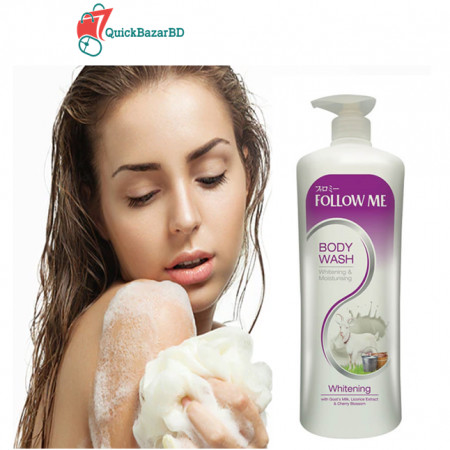 FOLLOW ME ANTI-BACTERIAL BODY WASH 1000ML(whitening )