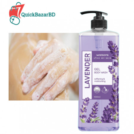 Watsons Lavender Scented Gel Body Wash 1000ml