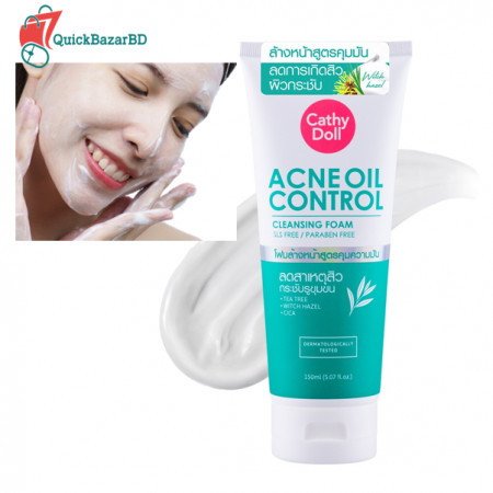 CATHY DOLL ACNE OIL CONTROL CLEANSING FOAM 150ML