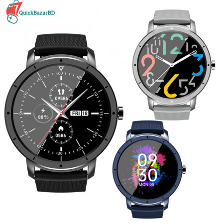 HW 21 Smart Watch Metal Bluetooth Heart Rate Monitor Fitness & Music Control Full Screen Smartwatch