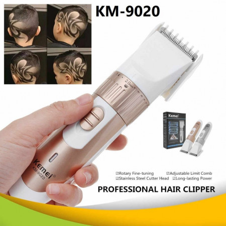 KEMEI KM 9020 RECHARGEABLE ELECTRIC HAIR TRIMMER