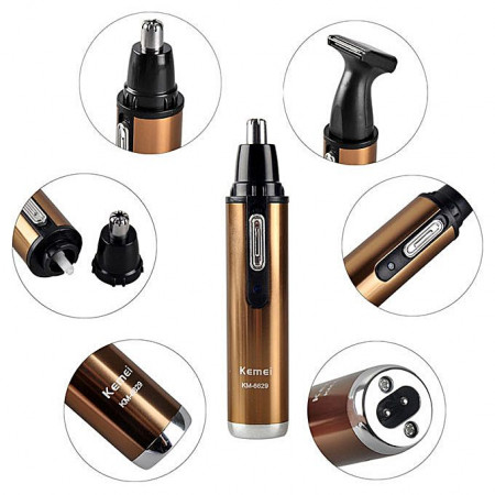 Kemei KM-6629 Rechargeable Nose Trimmer