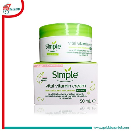 Simple Vital Vitamin night Cream