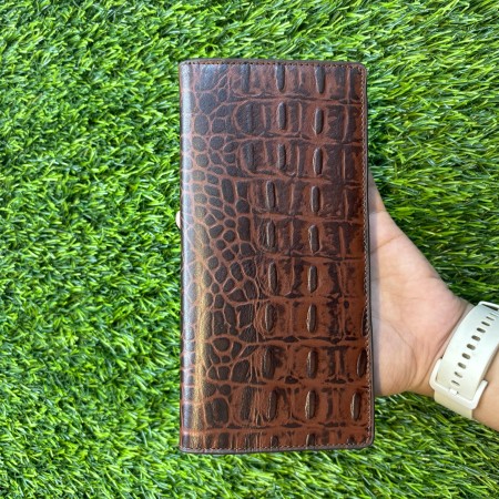 Crocodile Chocolate Smart Long Wallet QL03
