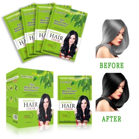 Go Perfect Black Hair Shampoo Olive No Side Effect Halal Fast Black Hair Shampoo 30ml x 10pack - Price in Bangladesh