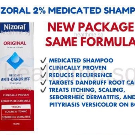 Nizoral Original 2% Ketoconazole Medicated Anti-Dandruff Shampoo-100ml