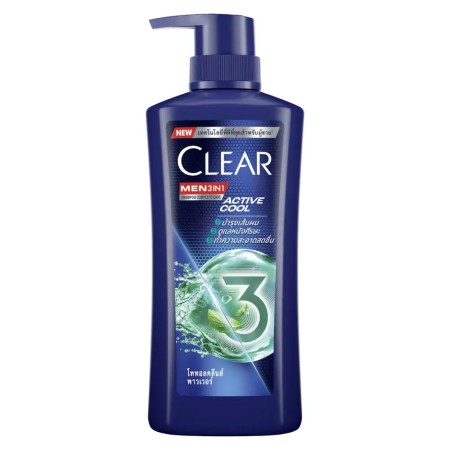 Clear Men 3IN1 Shampoo Complete Care Active Cool-390ml