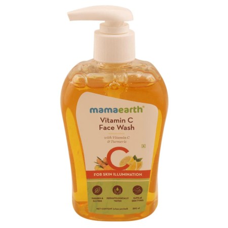 Mamaearth Vitamin C Face Wash with Vitamin C and Turmeric for Skin Illumination - 250ml(india)