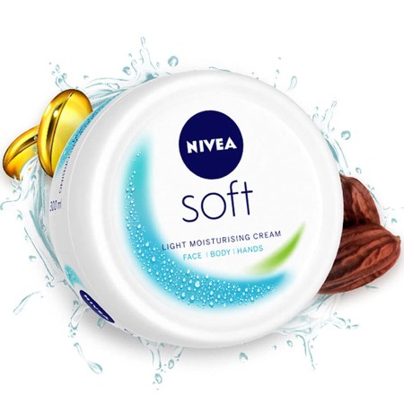 NIVEA Soft Light Moisturising Cream 300ml Jar-300ml(india)