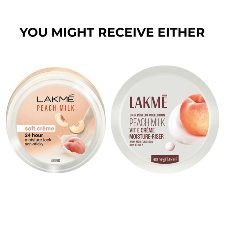 LAKMÉ Peach Milk Soft Creme Face Moisturizer-200g(india)