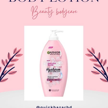 Garnier Sakura Glow Hyaluron Body Serum Lotion-400ml