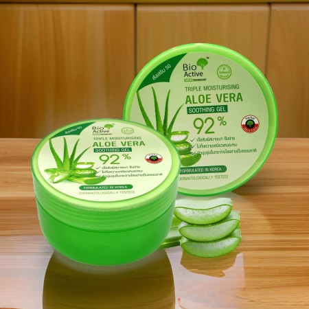 Bio Active Triple Moisturizing Aloe Vera Soothing Gel 92%