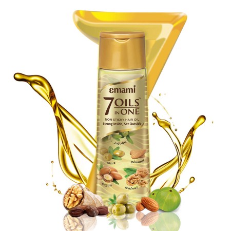 Emami 7 Oils in One Non Sticky Hair Oil -(200ml)