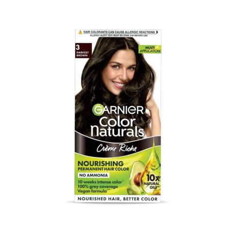 Garnier Color Naturals Crème Riche 3 darkest brown