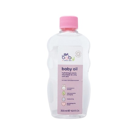 Boots Baby Oil (300ml)