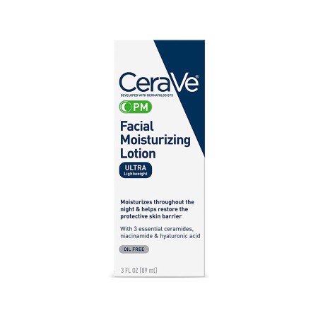 CeraVe PM Facial Moisturizing Lotion For Normal To Dry Skin (89ml)