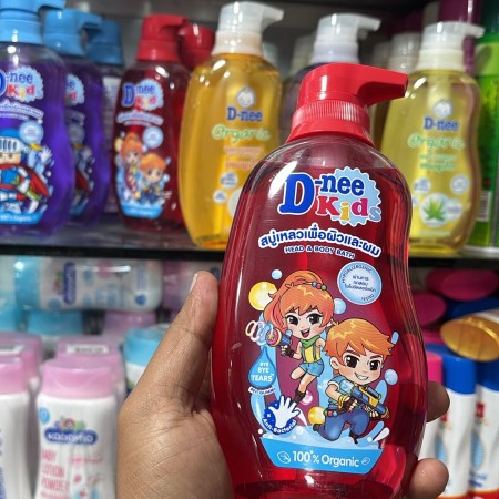 D-nee kids head and body bath gummi shower gel with fresh fragrance in 400 ml