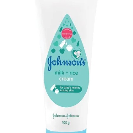 Johnsons milk + rice baby cream