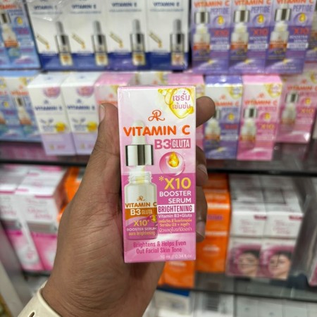 AR Vitamin C B3 Gluta X10 Brightening Booster Serum-10ml