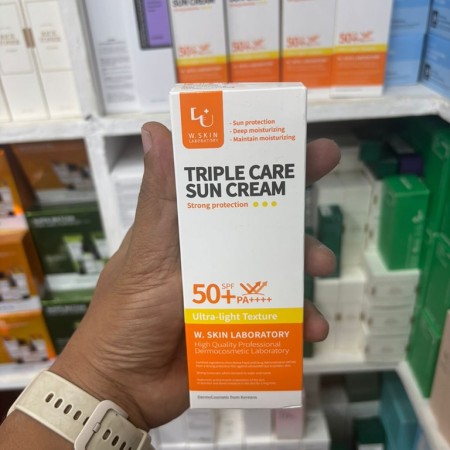 W. Skin Laboratory Triple Care Sun Cream with Ultra Light Texture SPF 50+