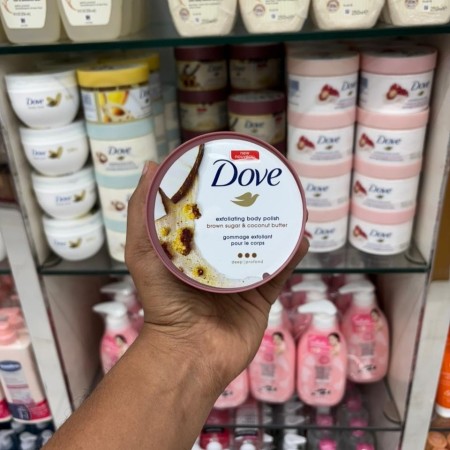 Dove Exfoliating Body Polish Brown Sugar & Coconut Butter-298g