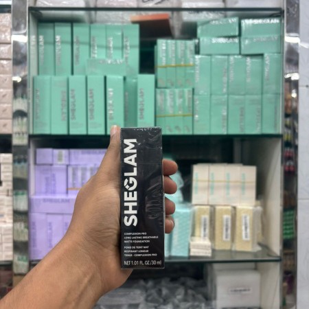 SHEGLAM Complexion Pro Long-Lasting Breathable Matte Foundation – Shade: Golden-30ml