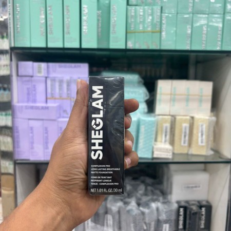 SHEGLAM Complexion Pro Long-Lasting Breathable Matte Foundation – Shade: Shell-30ml