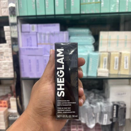 SHEGLAM Complexion Pro Long-Lasting Breathable Matte Foundation – 30 ml, Shade: Porcelain