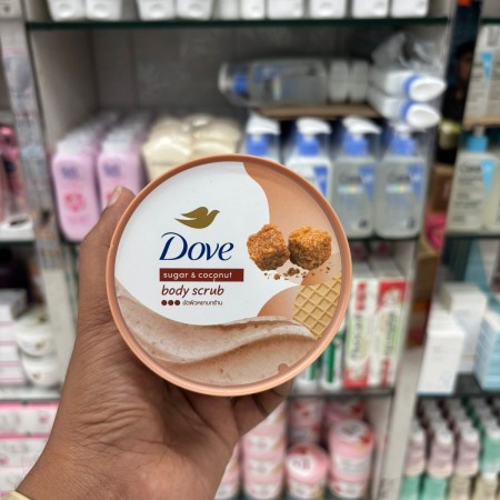 Dove sugar & coconut body scrub-280g